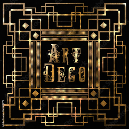 Artdeco frame.logo.