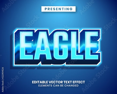 3d Modern trendy style editable text effect mockup