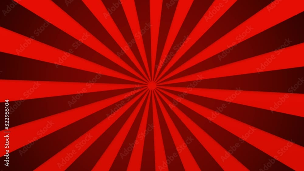 Destello de rayos rojos