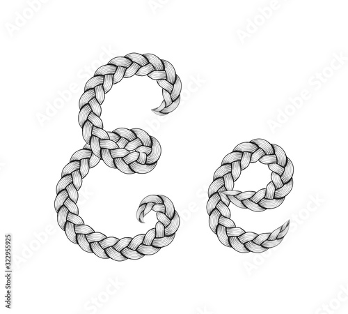 Braids hair font