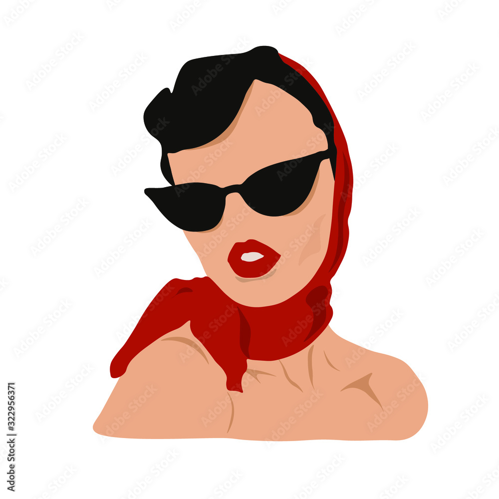 Woman's Collage Sketch Portrait. Abstract Contemporary Art Scandinavian Style. Clipart. Abstract contemporary trendy woman. Vector illustration for interior, print, card, wallpaper, decor. Feminism. Woman's Collage Sketch Portrait. Abstract Contemporary Art Scandinavian Style. Clipart. Abstract contemporary trendy woman. Vector illustration for interior, print, card, wallpaper, decor. Feminism.