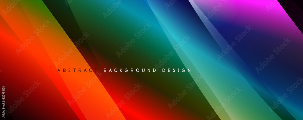 Wave liquid style lines with shadows and light on gradient background Wave liquid style lines with shadows and light on gradient background