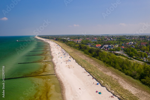 Luftaufnahme von Zingst