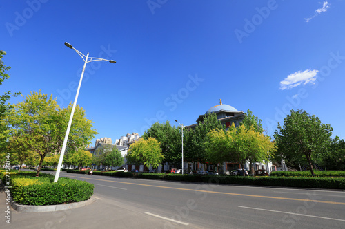 Urban Architectural Scenery, Luannan County, Hebei Province, China photo