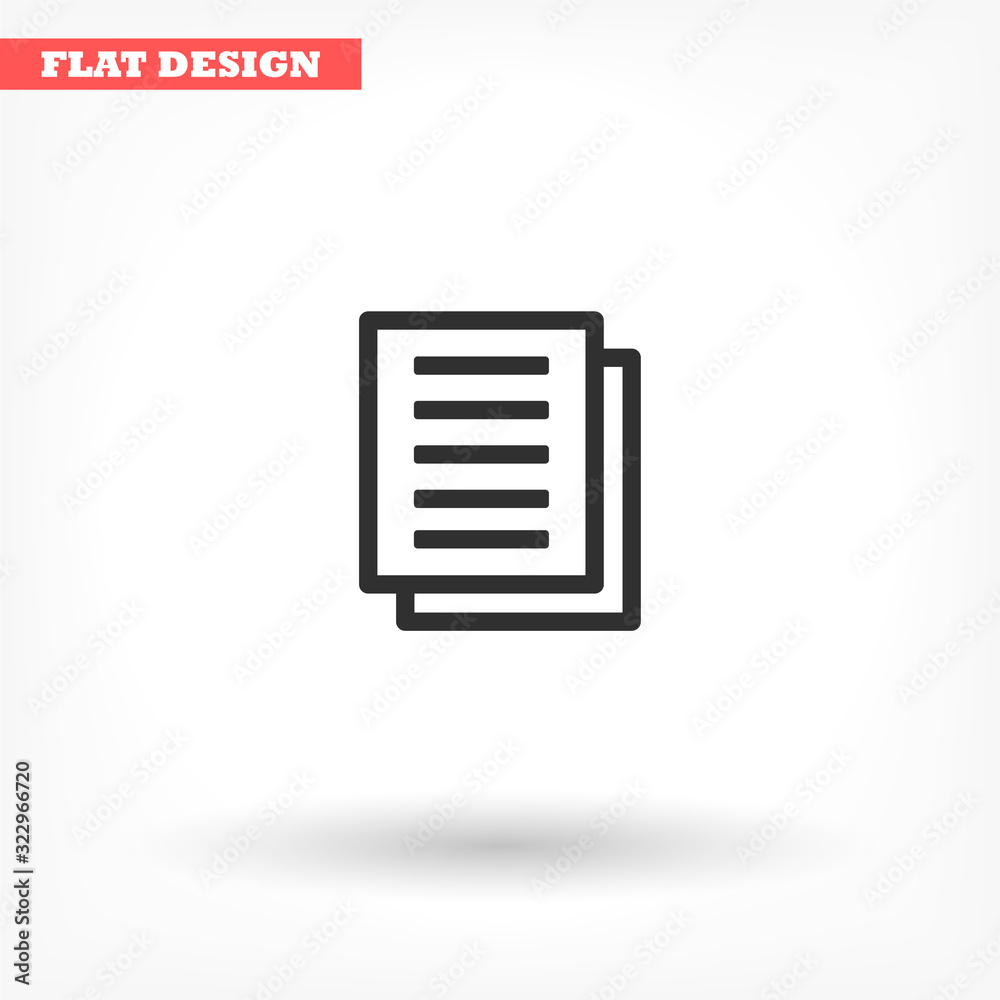 Files vector icon , lorem ipsum Flat design Files vector icon , lorem ipsum Flat design