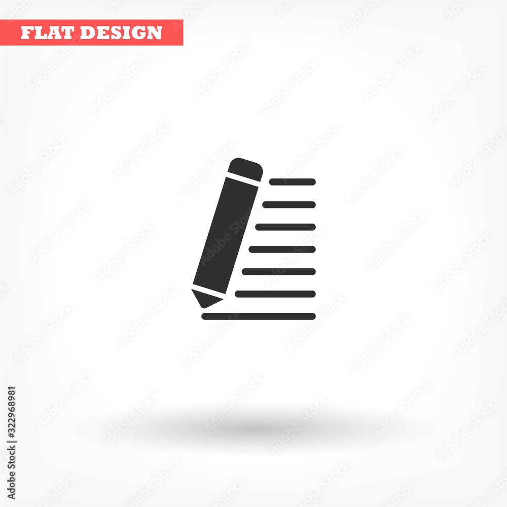 A pen vector icon , lorem ipsum Flat design A pen vector icon , lorem ipsum Flat design