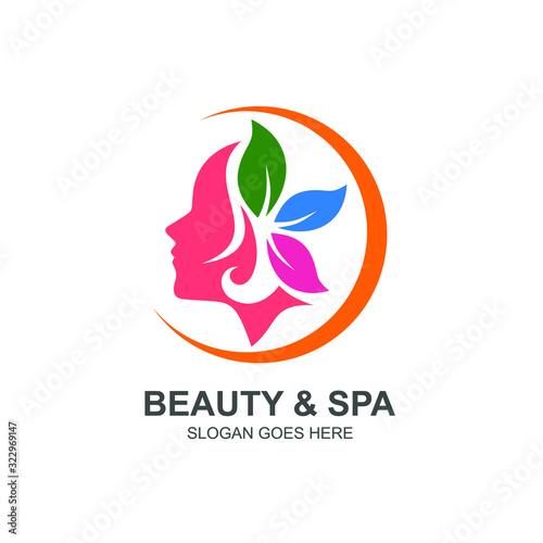 Beauty and spa logo design