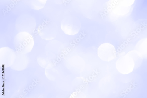 Blurred shiny blue background for New Year's greeting card. Fashionable colors palette - Marina.