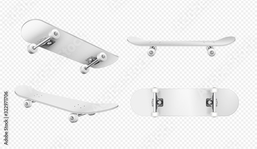 Skateboards Realistic Set