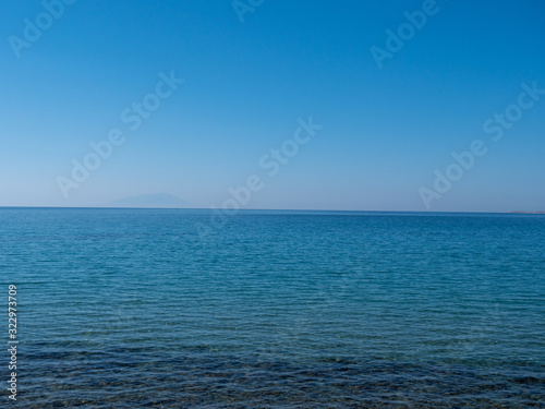 View across Anzac Cove in the Gallipoli Peninsula, Northern Turkey photo