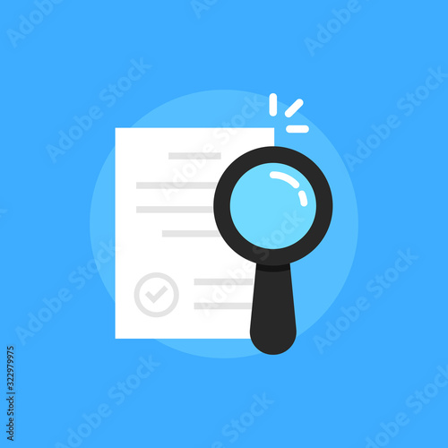 audit control like risk research symbol