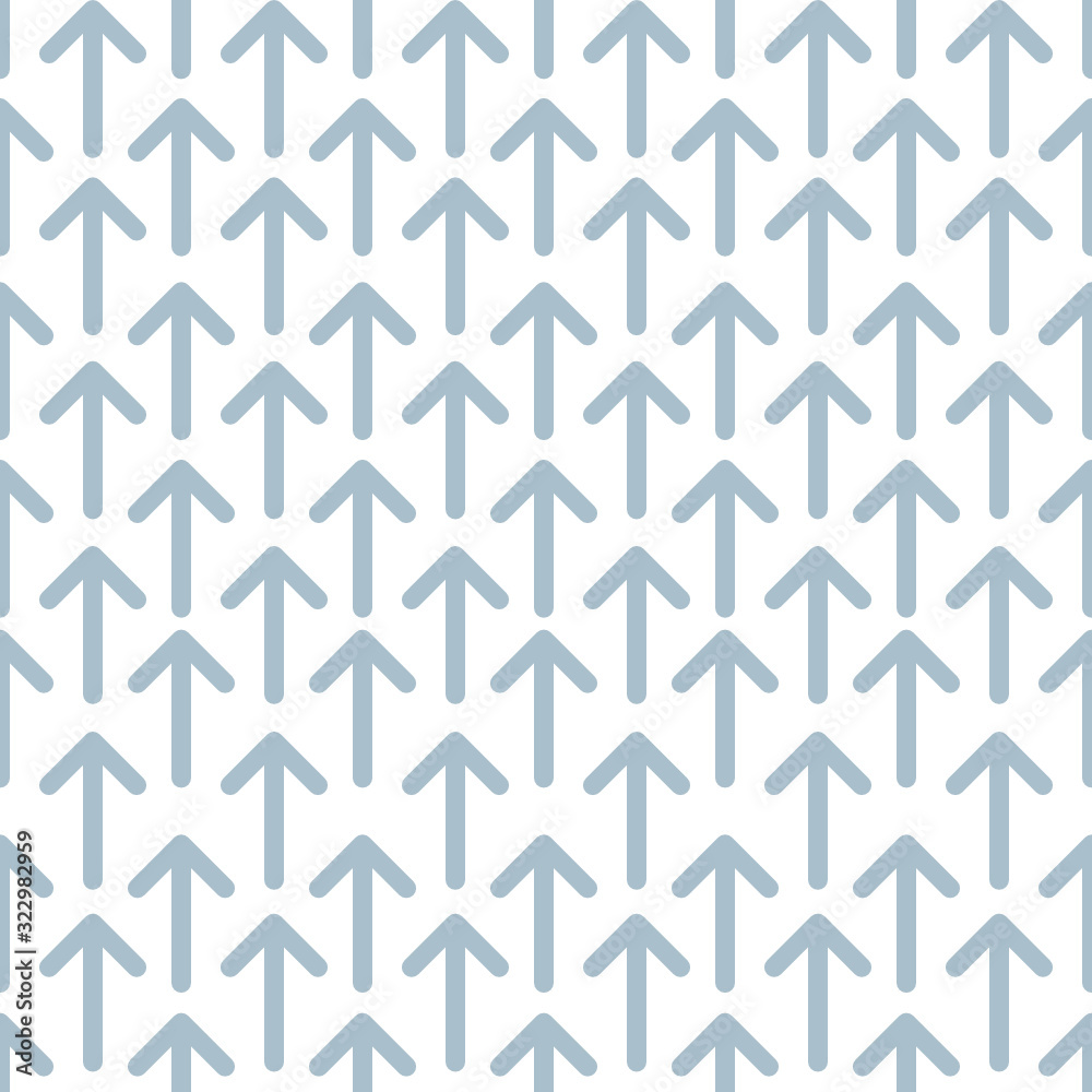 Arrow seamless pattern on white background. Arrow seamless pattern on white background.