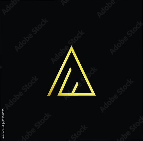 Free Download Outstanding professional elegant trendy awesome artistic black and gold color AF FA initial based Alphabet icon logo. - GFXLoad