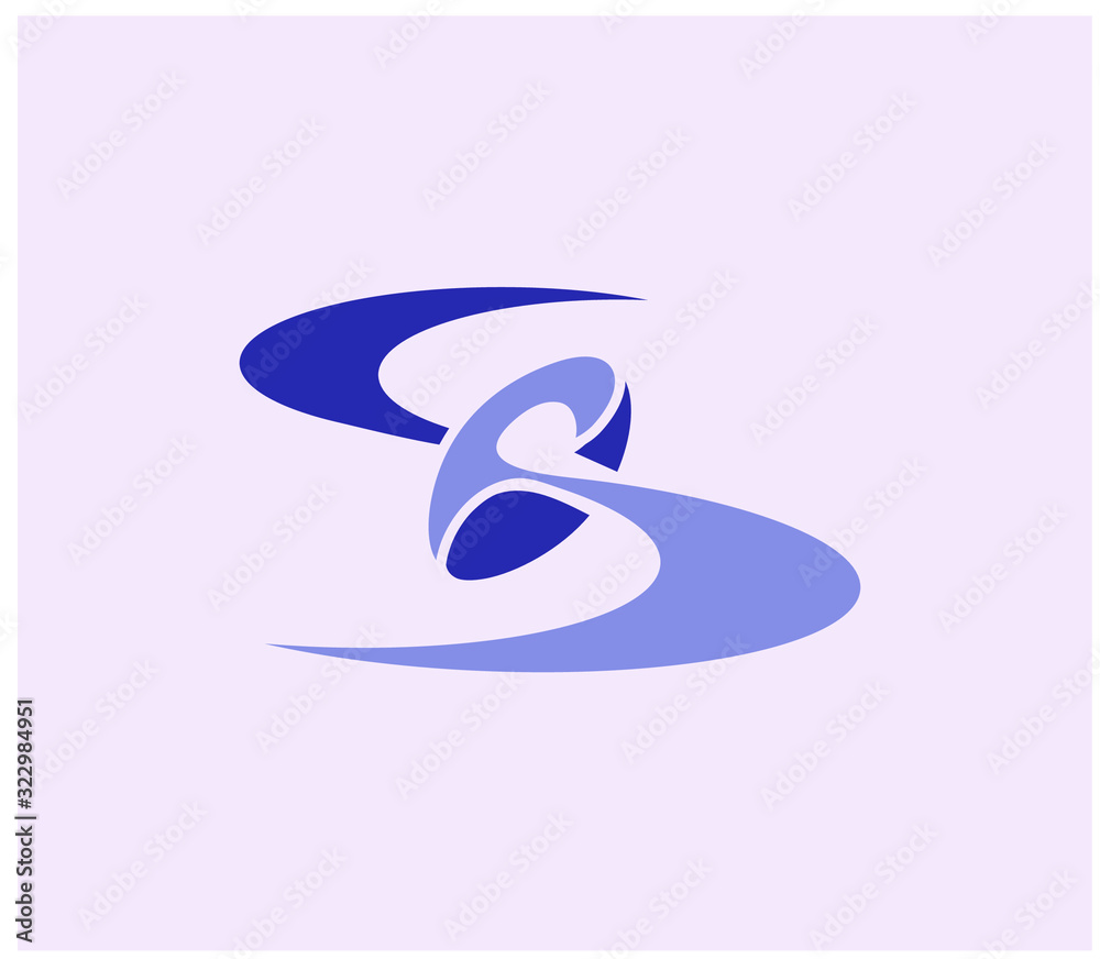 S monogram logo design with modern concept S monogram logo design with modern concept