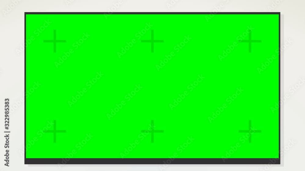 Zoom avant sur un téléviseur dans un séjour moderne (flat design)