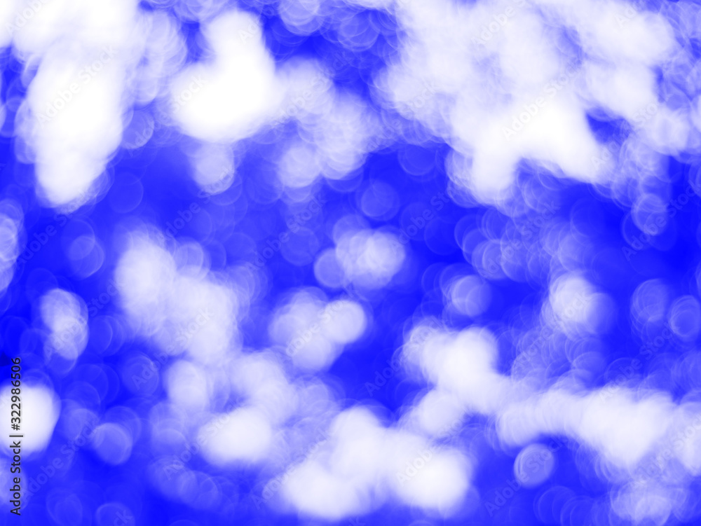 concept blue bokeh light background