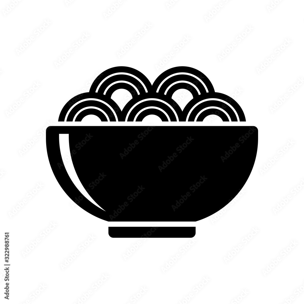 bowl - kitchen utensils - food icon vector design template bowl - kitchen utensils - food icon vector design template