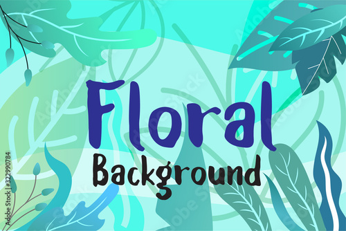 Background Nature Floral design for cosmetics, perfume, beauty care products. Can be used as greeting card, wedding invitation