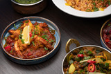 Indian food - Biryani with curries