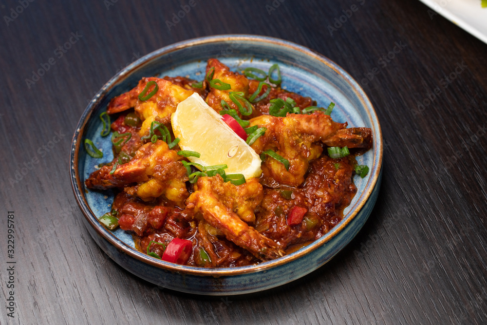 Indian food with herbs and spices Indian food with herbs and spices