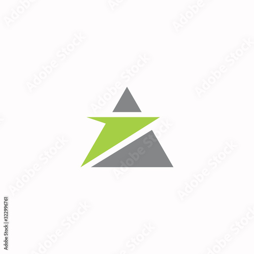 initial letter az or za logo vector designs