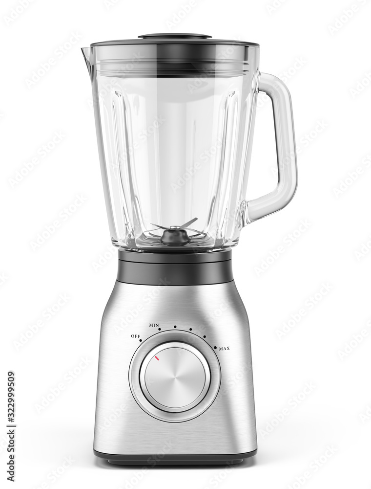 Ilustrace „Blender appliance with glass container isolated on white  background. 3d realistic rendering of electric Blender.“ ze služby Stock |  Adobe Stock