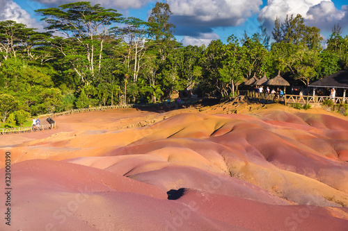 Seven Colored Earth in Chamarel  Mauritius