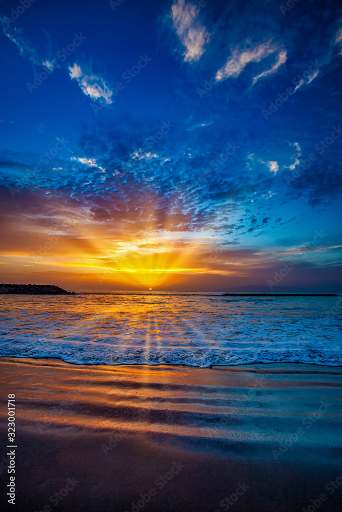Fototapeta premium sunset on the sea