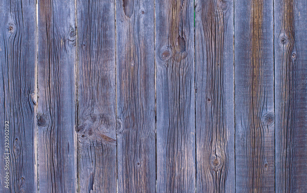 Naklejka premium texture of an old wooden fence