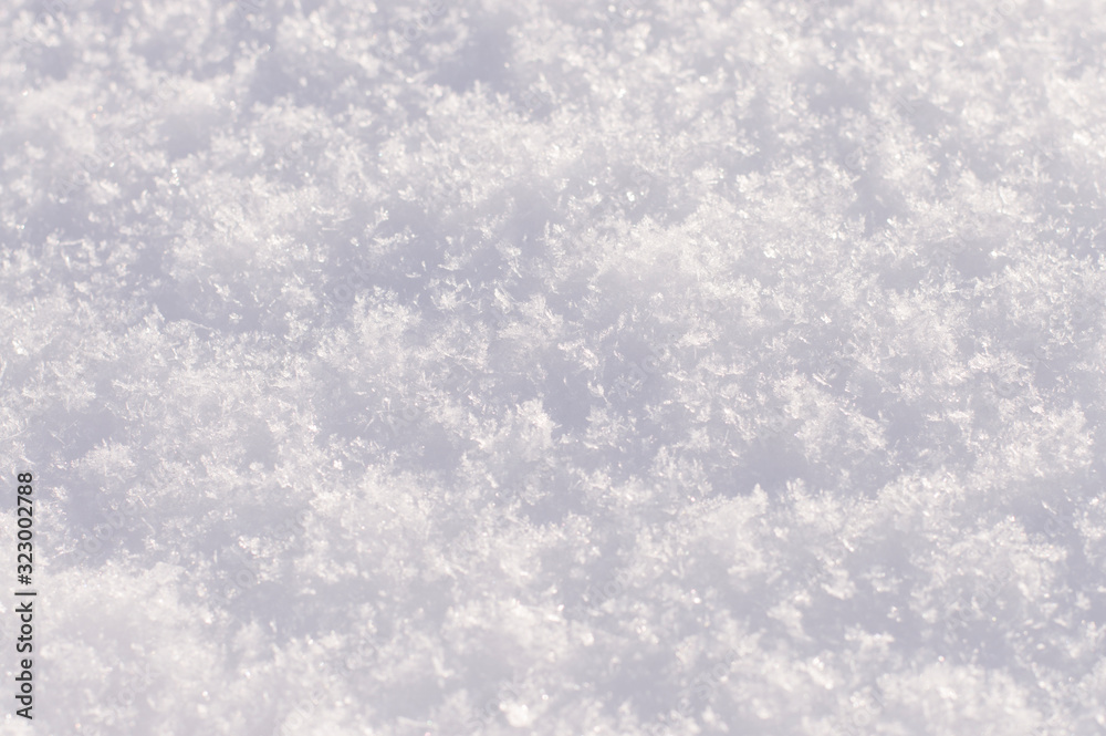 high angle view of snow texture