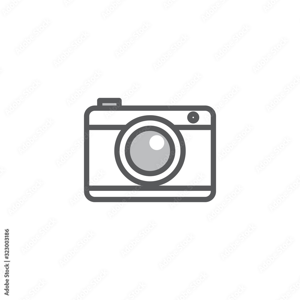Camera icon vector design template Camera icon vector design template