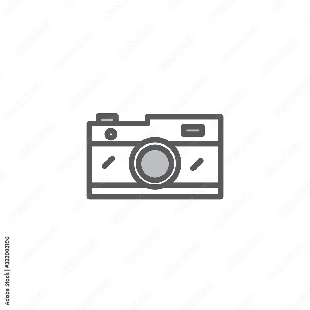 Camera icon vector design template