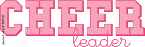 Cheerleaders in Pink Uniforms