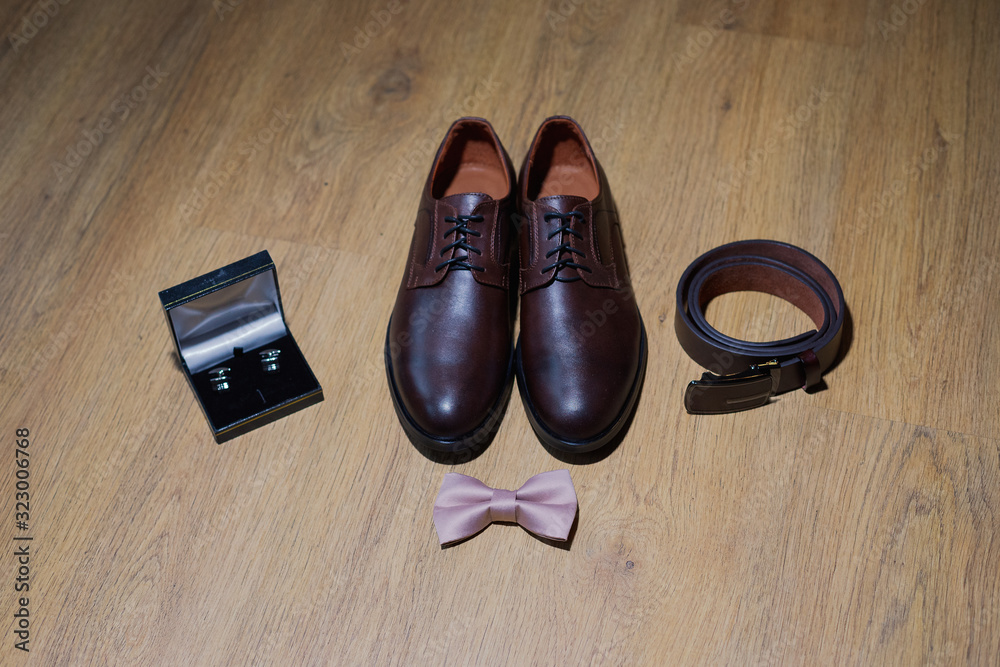 Stylish and beautiful groom accessories for the wedding. Stylish and beautiful groom accessories for the wedding.
