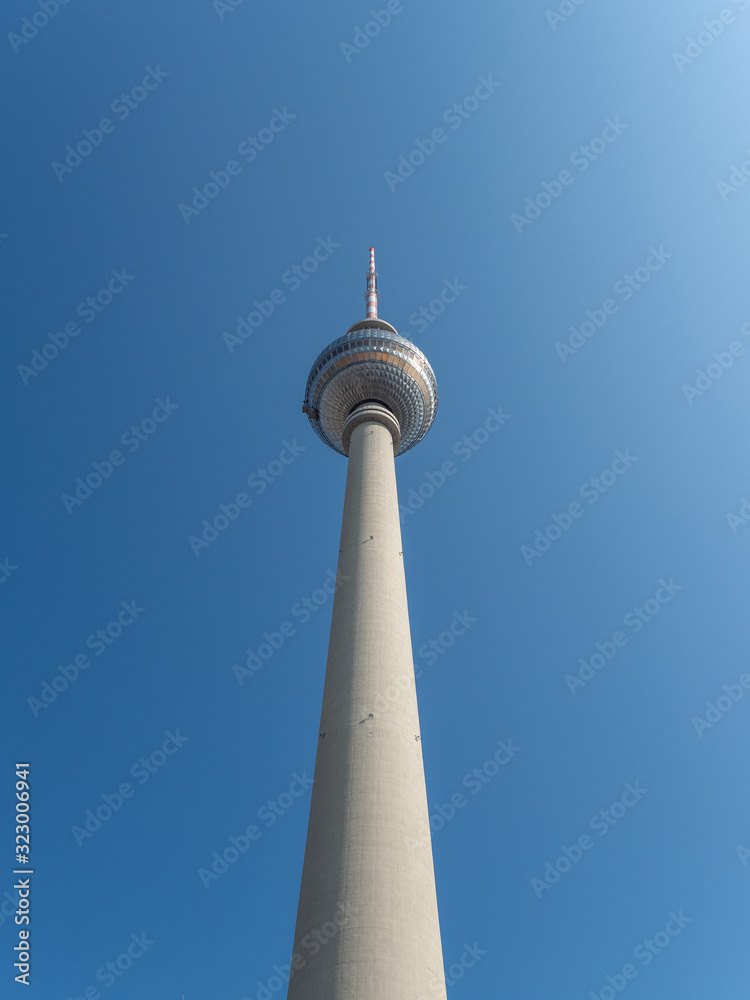 The Television Tower of city Berlin, Germany The Television Tower of city Berlin, Germany