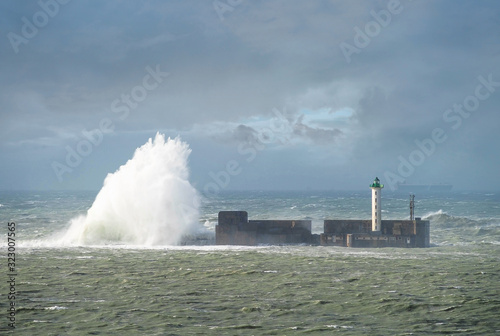 big storm in the north of France