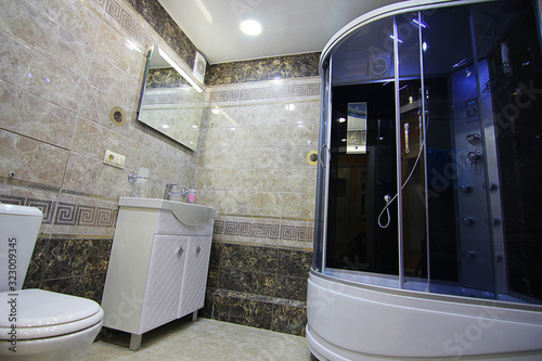 interior of a modern stylish bathroom