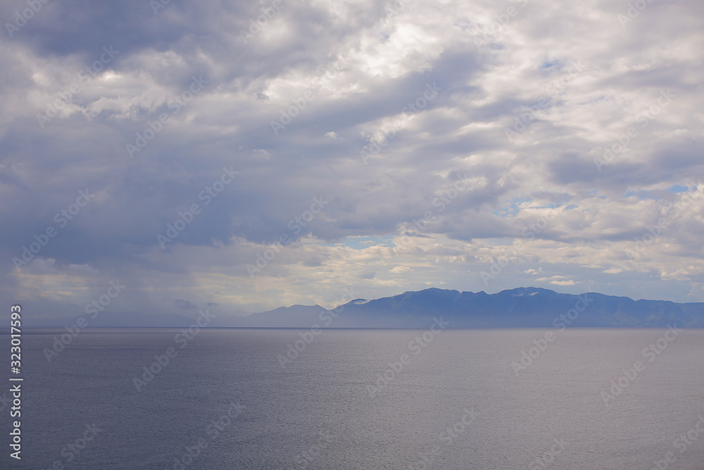 LAndscape in Bodrum with the mediterranean sea LAndscape in Bodrum with the mediterranean sea