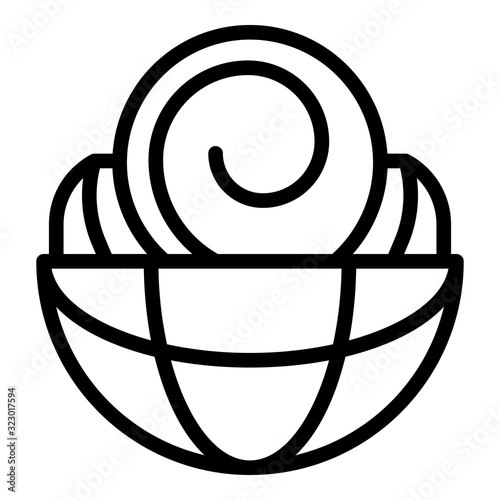 International hypnosis icon. Outline international hypnosis vector icon for web design isolated on white background