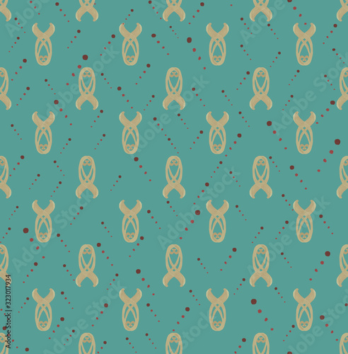 Seamless watercolor beige abstract patterns, brown specks on a gray-blue background. Beautiful design for children's textiles, wallpaper, decor, fabrics, wrapping paper, scrapbooking, printing