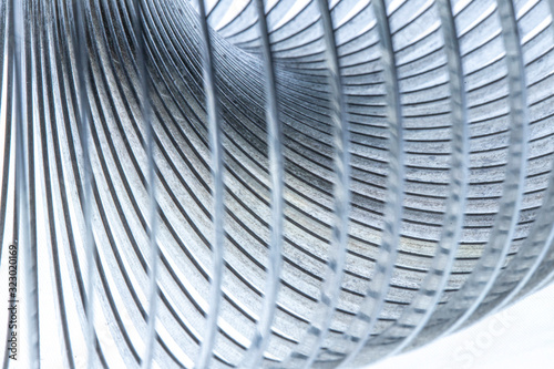 Wallpaper Mural abstract Macro of slinky silve blue Torontodigital.ca