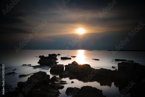 Fototapeta Naklejka Na Ścianę i Meble -  Sonnenunterganng Kroatien