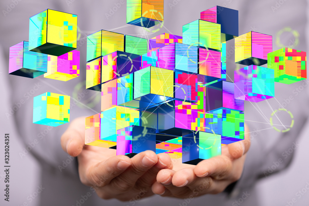 Cloud storage and Computing concept. Cloud storage and Computing concept.