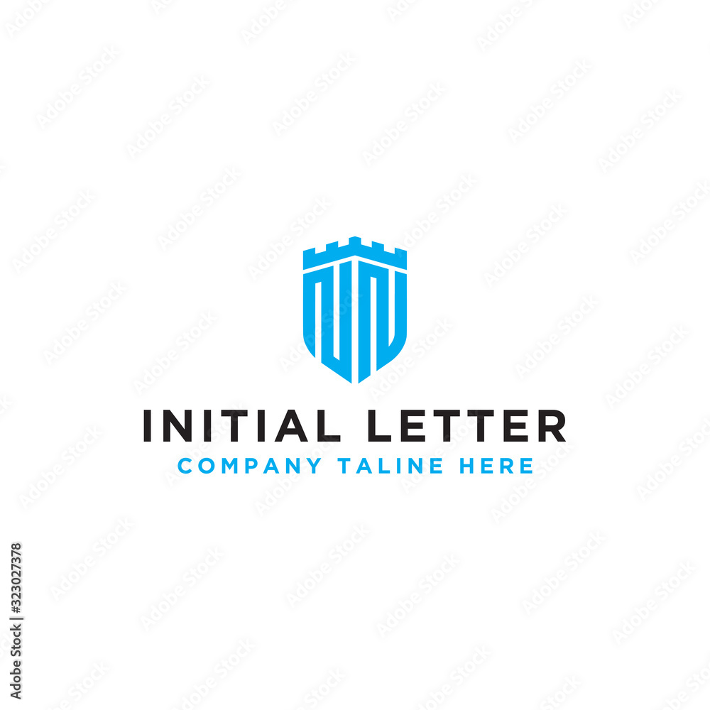 logo design inspiration for companies from the initial letters of the NN logo icon. -Vector logo design inspiration for companies from the initial letters of the NN logo icon. -Vector
