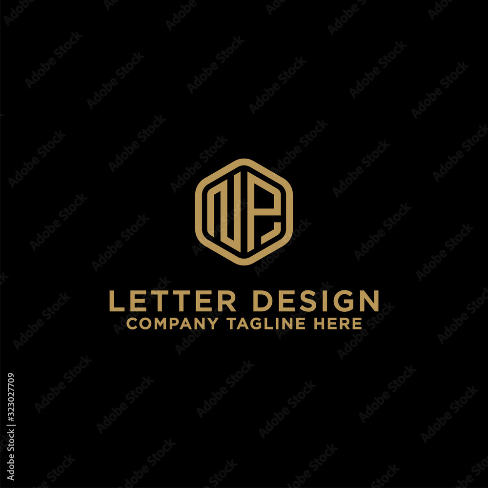 logo design inspiration for companies from the initial letters of the NP logo icon. -Vector logo design inspiration for companies from the initial letters of the NP logo icon. -Vector