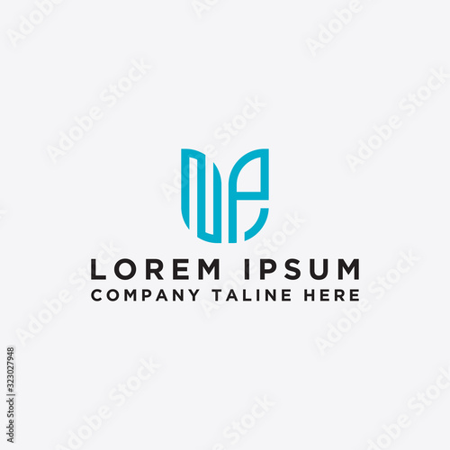 logo design inspiration for companies from the initial letters of the NP logo icon. -Vector