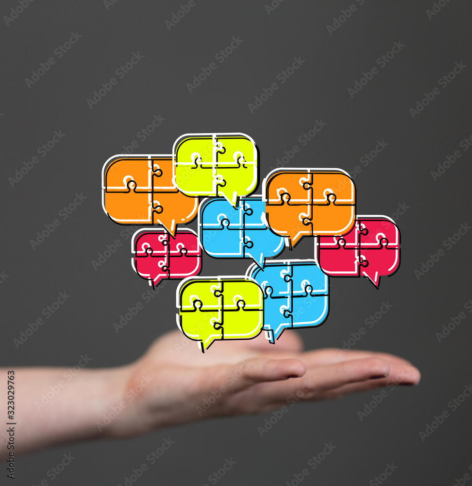 Digital icons with colorful dialog speech bubbles. Digital icons with colorful dialog speech bubbles.