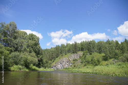 lake in forest