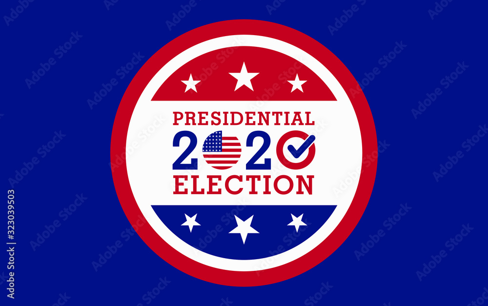 2020 vote presidential election vector template 2020 vote presidential election vector template