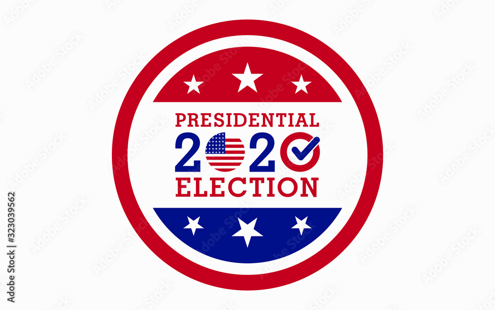 2020 vote presidential election vector template 2020 vote presidential election vector template